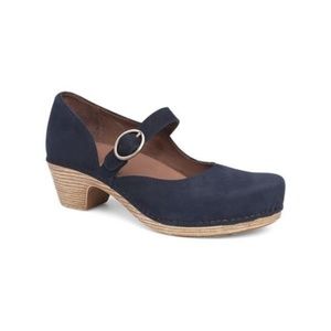 NEW Dansko Missy Navy Mary Jane Clogs